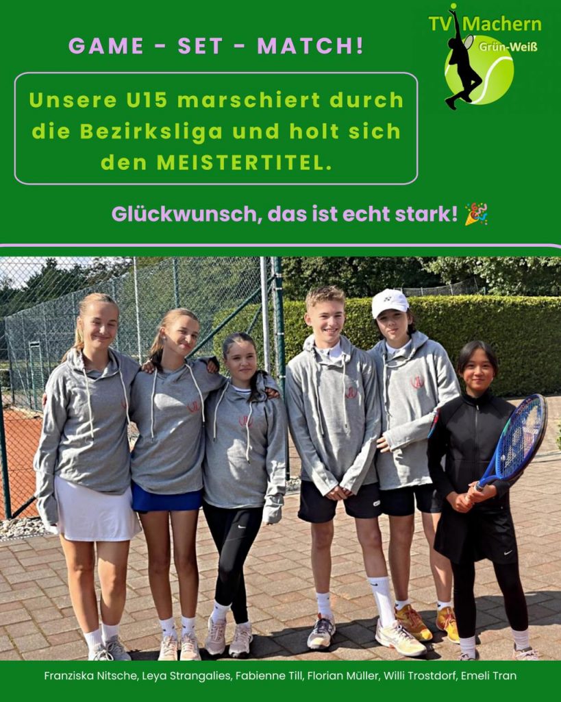 u15 bezirksmeister